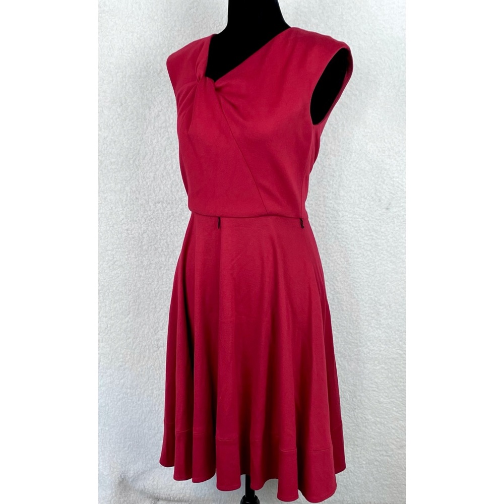 ELIZA J • Red Twist Knot Sleeveless Mini Dress, 2P - Picture 12 of 16